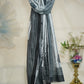 Black Grey Abstract Print Muslin Dupatta