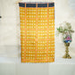 Yellow Multicolor Bandhani Print Dupatta Gaji Silk Fabric