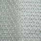 Sky Blue Beads Embroidery Net Fabric