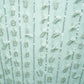 Cream Cutdana Hanging Embroidery Net Fabric