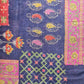 Premium Blue Multicolor Madhubani Print Cotton Mulmul Fabric