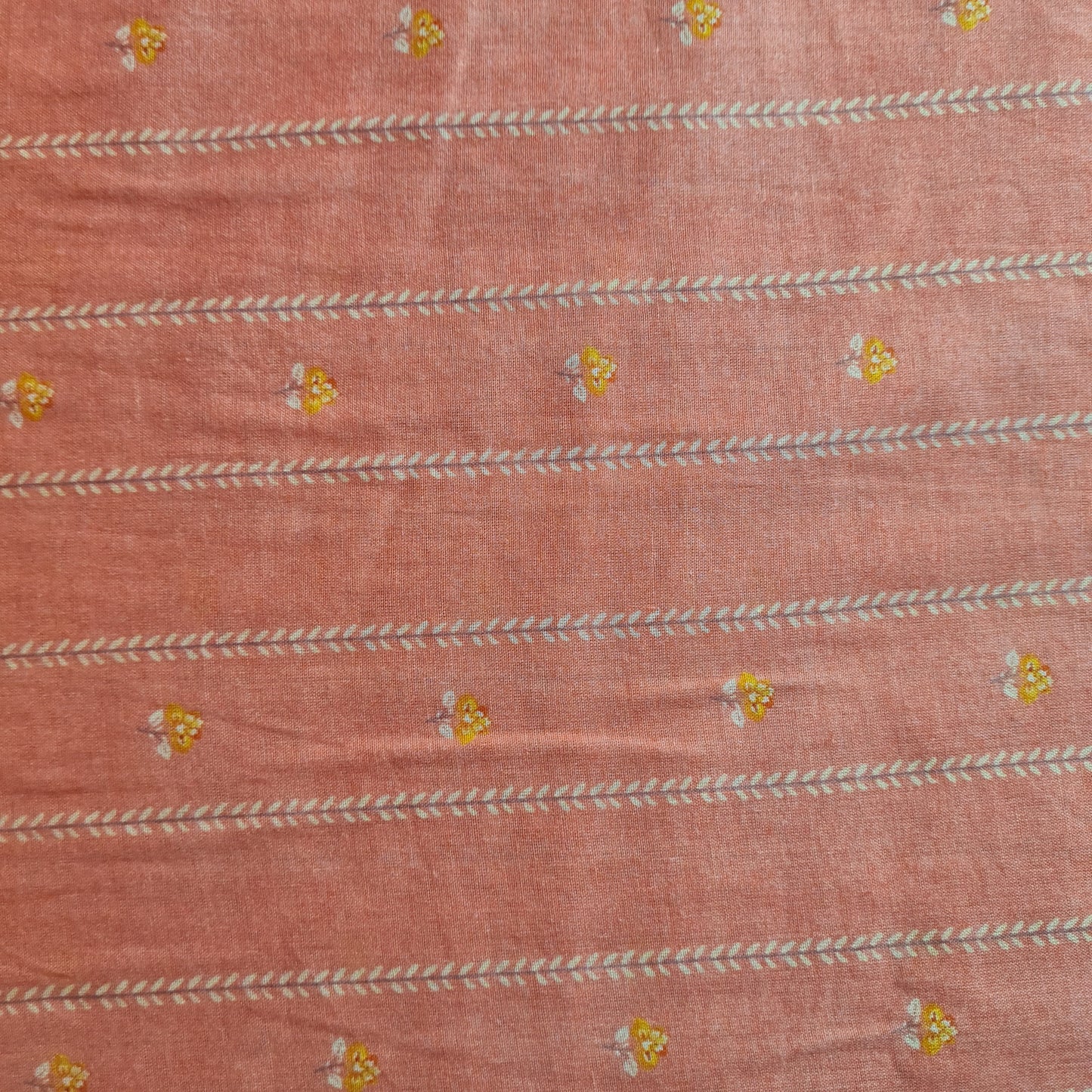 Premium Light Pink Traditional Print Cotton Mulmul Fabric