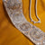 Premium Gold Zari Mirror Sequins Embroidery Lace