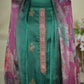 Green Sequins Embroidery Dola Silk Suit Set With Dupatta