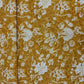 Yellow Flower Print Cotton Satin 16216