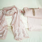 Baby Pink Cutdana Embroidery Suit Set With Dupatta (Top-Cotton Silk, Bottom-Muslin, Dupatta-silk)