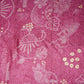 Maroon Bandhani Print Gaji Silk Fabric 17521