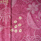 Maroon Bandhani Print Gaji Silk Fabric 17521