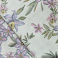 Creame Floral Print Cotton Satin 17554