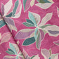 Megenta Pink Floral Print Cotton Satin 17556