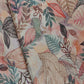 Brown Tropical Print Cotton Satin Fabric 17562