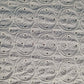 Premium White Thread Embroidery Cotton Schiffli Dyeable Fabric