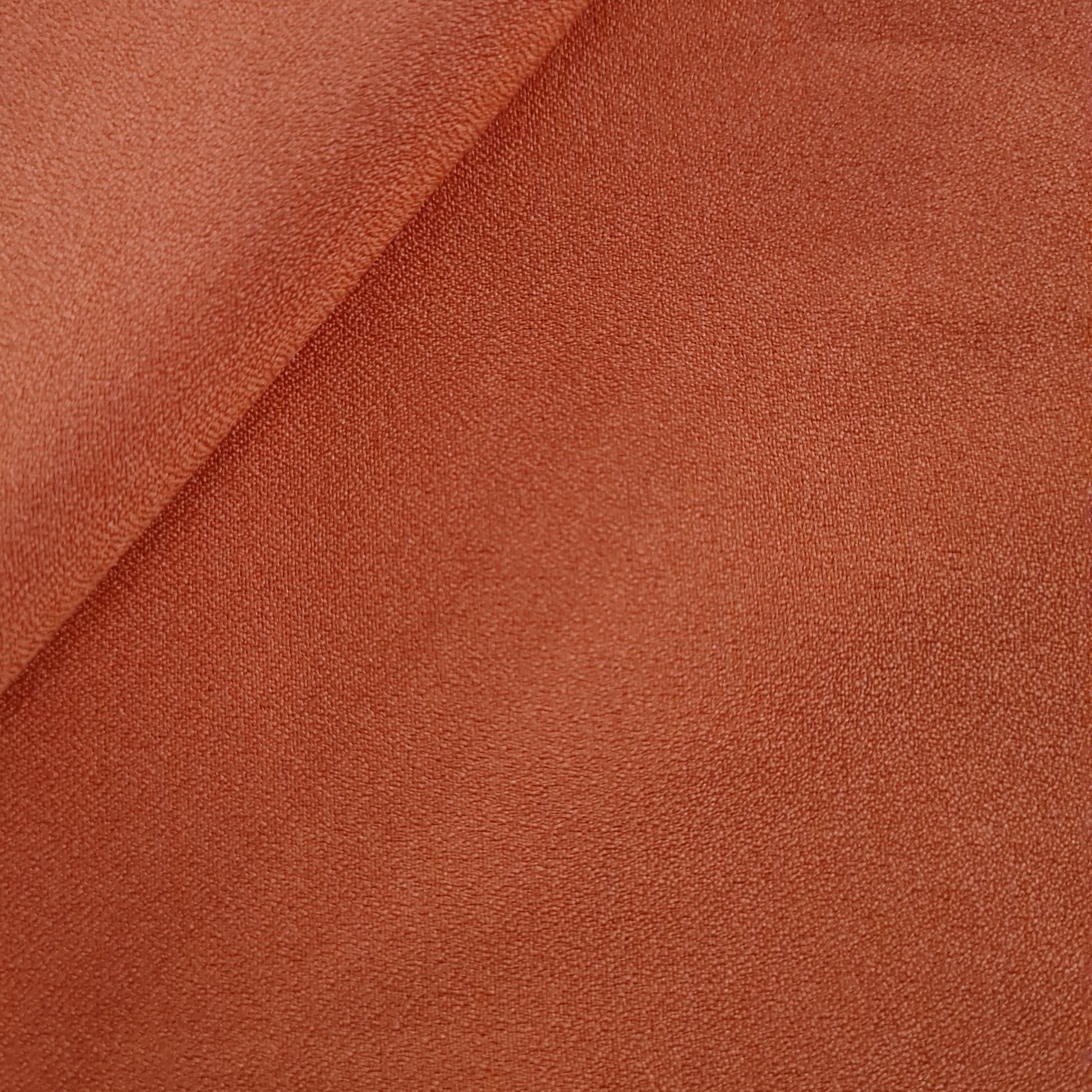 Orange Solid Moss Crepe Fabric 17880