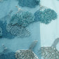 Morepeach Cutdana Sequins Embroidery Net Fabric