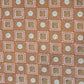 Coral Pink Thread Embroidery Cotton Fabric 17999