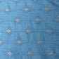 Sky Blue Zari Buti Jacquard Cotton Silk Patola Dyeable 18073