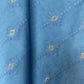 Sky Blue Zari Buti Jacquard Cotton Silk Patola Dyeable 18073