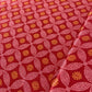 Red Bandhani Print Crepe Fabric 18160