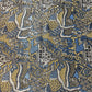 Yellow Ajrakh Print Mashru Silk Fabric 18262