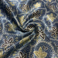 Blue Ajrakh Print Mashru Silk Fabric 18266