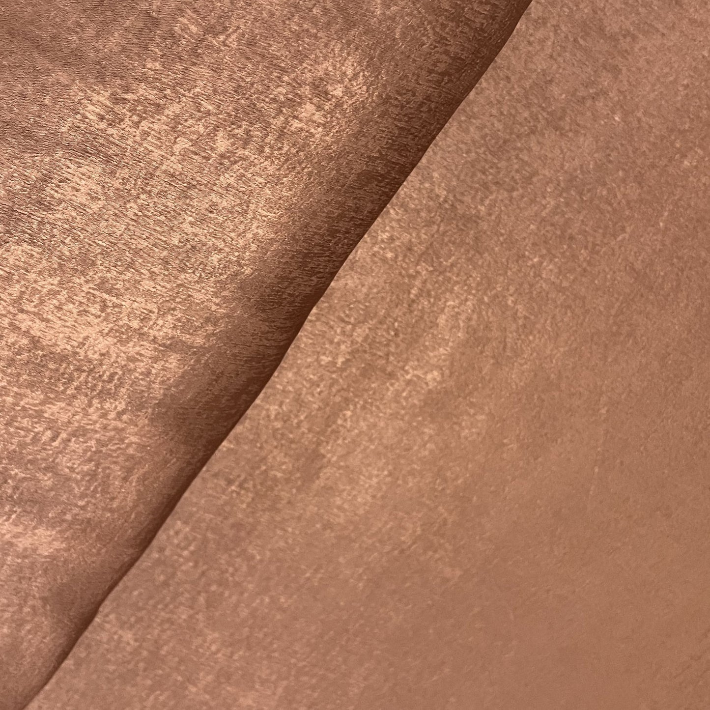 Brown Solid Chanderi Velvet Fabric 18418