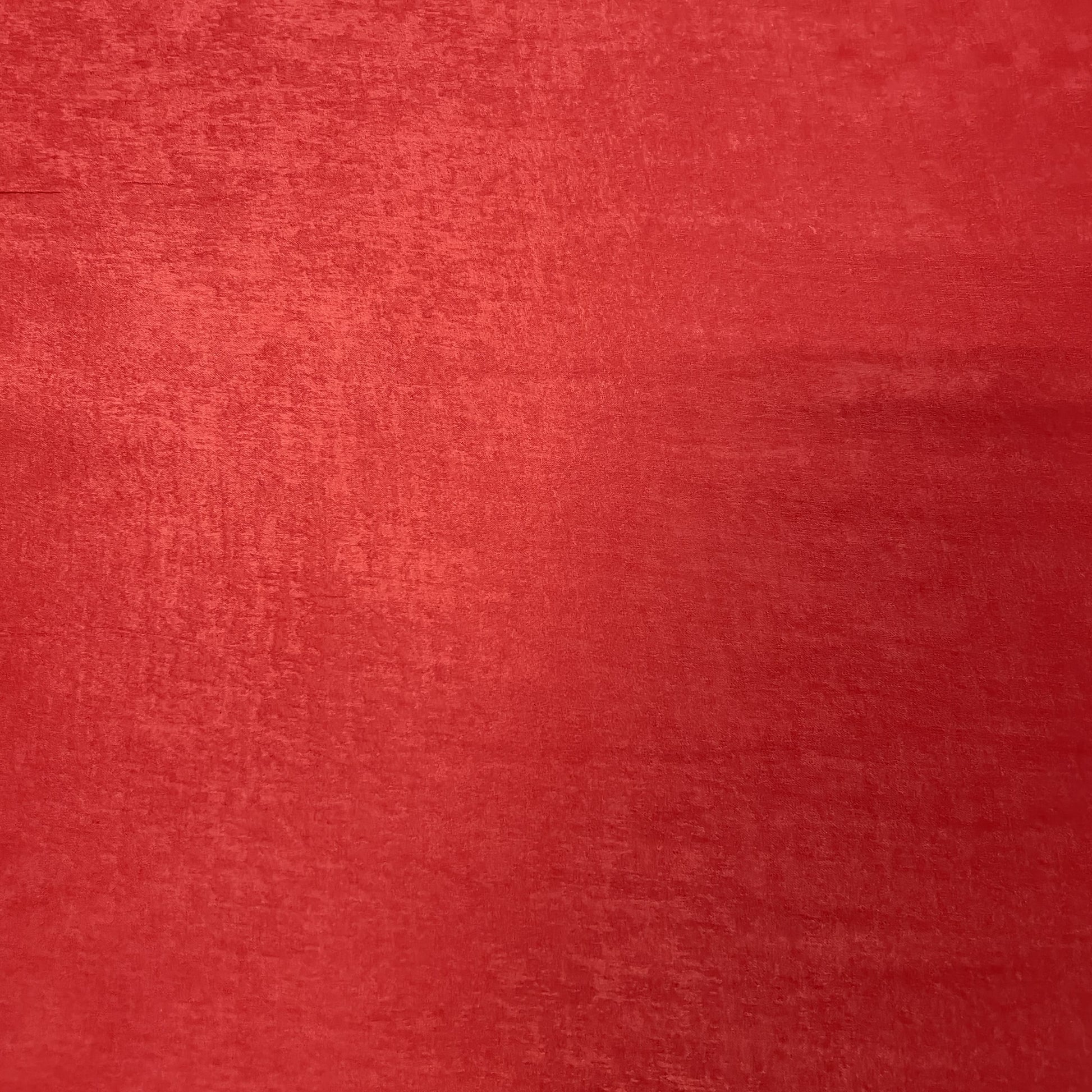 Red Solid Chanderi Velvet Fabric 18419