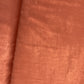 Brick Red Solid Chanderi Velvet Fabric 18426