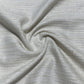 Off White Thread Print Cotton Linen Fabric 18438