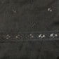 Black Thread Sequins Embroidery Russian Silk Fabric 18705