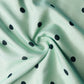 Mint Green Polka Dot Muslin Fabric 19336