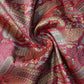 Red Khinkhwab Brocade Silk Fabric 19648