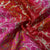 Pink and Red Bandhani Print Dola Silk Fabric