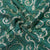 Dark Green Bandhani Print Dola Silk Fabric