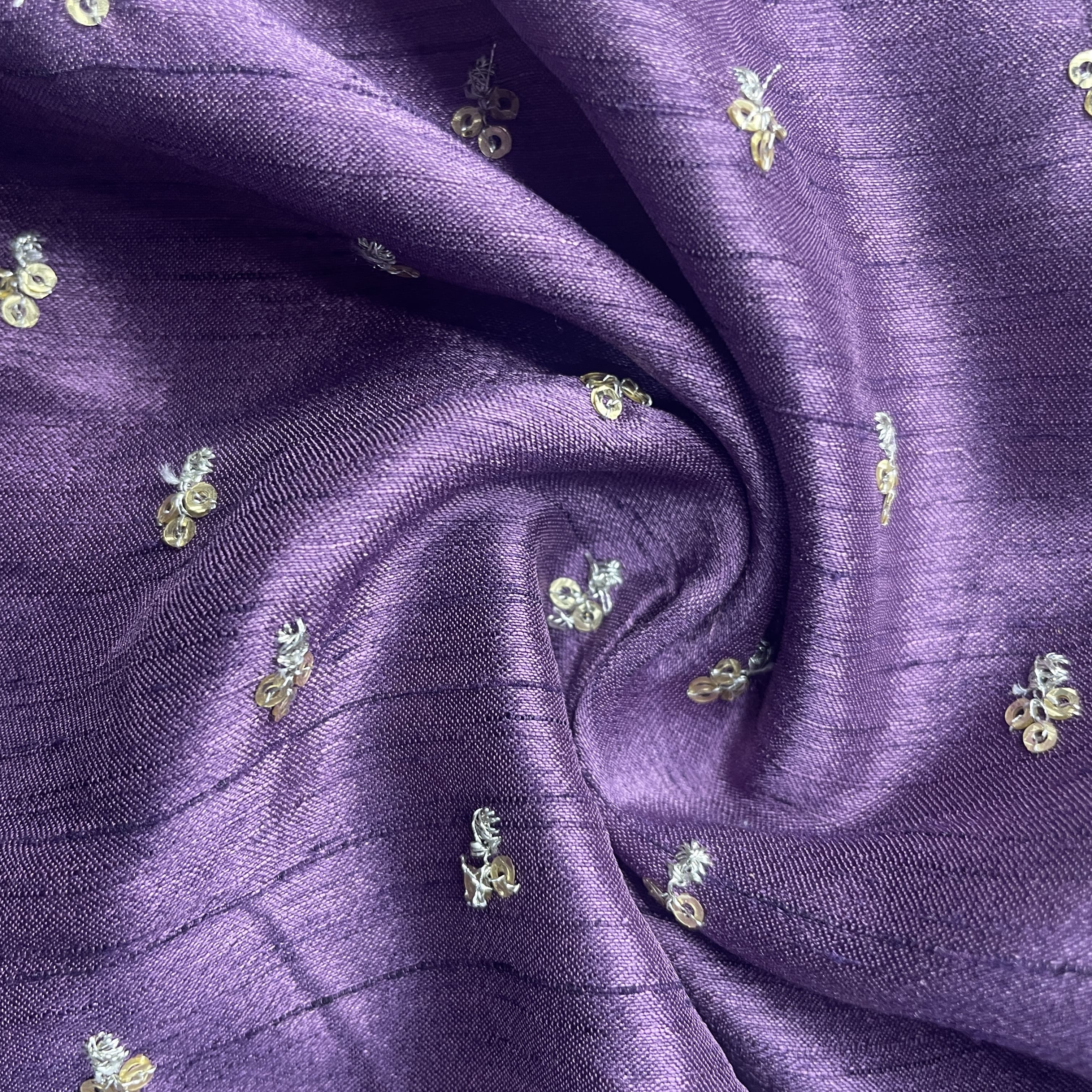 Embroidered Dupioni Silk MED-090-19 Fabric newest