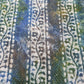 Blue Batik Print Sequence Embroidery Cotton Fabric - TradeUNO