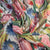 Exclusive Satin Georgette White Multicolor Floral Print Fabric