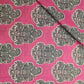 Exclusive Pink Traditional Print Cambric Cotton Fabric