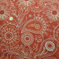 Exclusive Brown Tropical Print Cambric Cotton Fabric