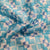 Exclusive Satin Georgette Light Blue Check Print Fabric