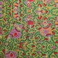 Exclusive Green Madhubani Print Cambric Cotton Fabric