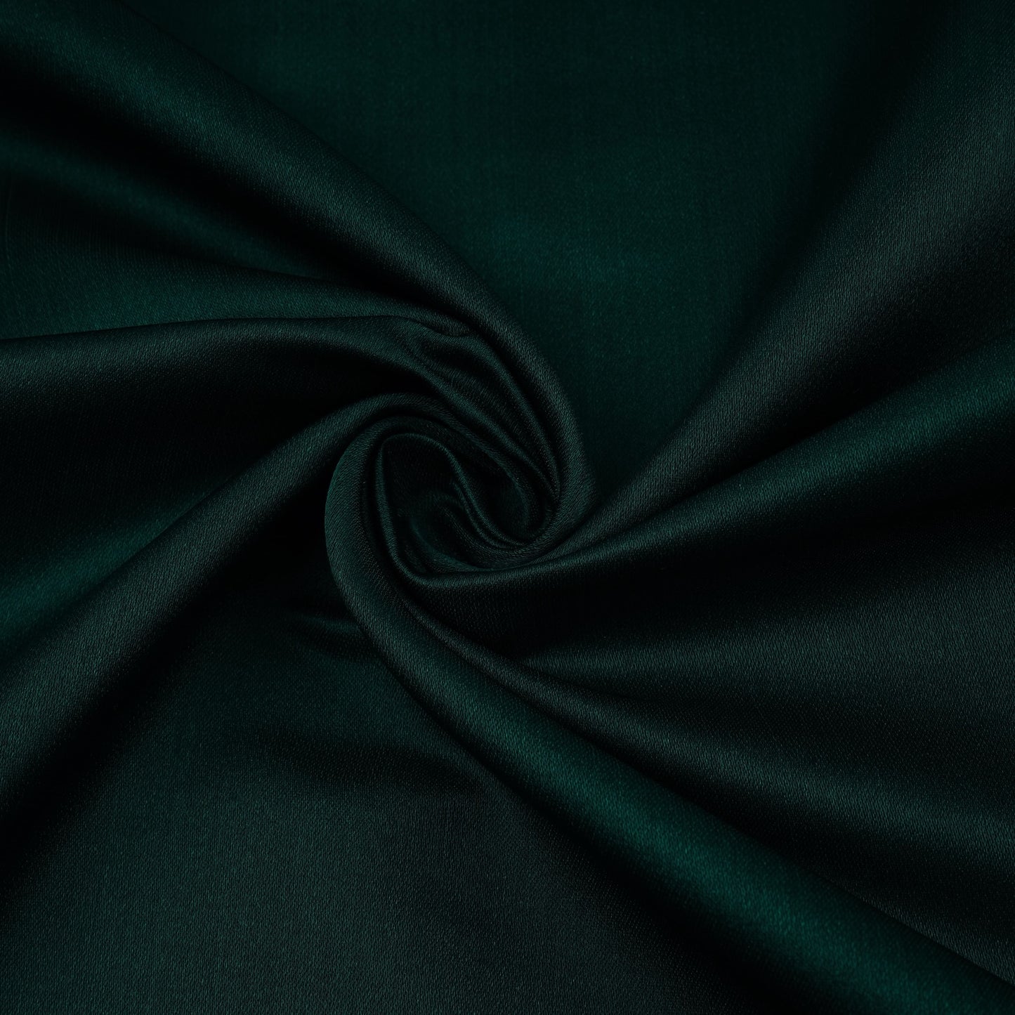 Dark Green Solid Brocade Silk Fabric 20377