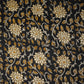 Black Ajrakh Madhubani Print Mashru Silk Fabric 20824