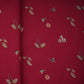 Brick Red Floral Print Pashmina Fabric 20993