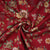 Red Floral Print Pashmina Fabric 20994