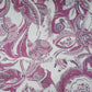 Pink Abstract Print Cotton Linen Fabric 21036