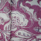 Pink Abstract Print Cotton Linen Fabric 21036