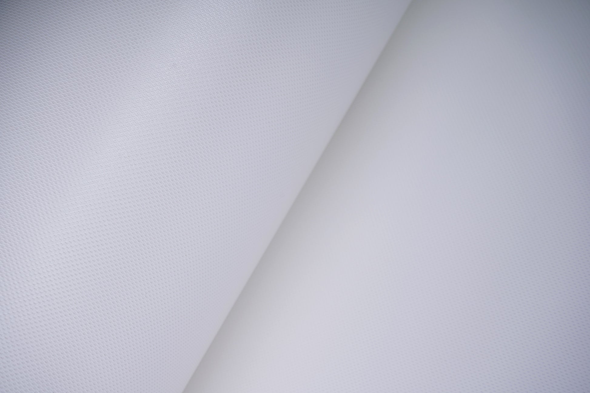 600 GSM Double Side Coated PVC Fabric 1000D White Glossy 1.55