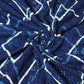 Blue Handblock Print Cotton Fabric CG-23481