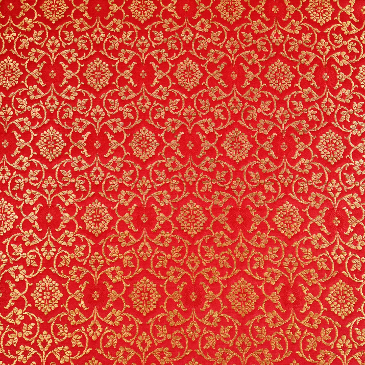 Red Banarasi Brocade Fabric KRE-23736