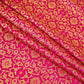 Magenta Banarasi Brocade Fabric KRE-23738